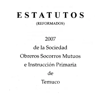 Portada Estatutos 2007